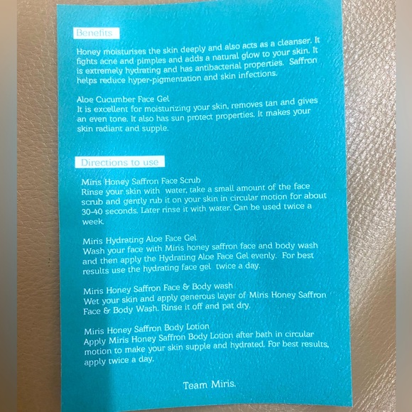 ❌❌SOLD❌❌Lovely set of body lotion,body wash,face scrub,face gel. - Picture 7 of 15